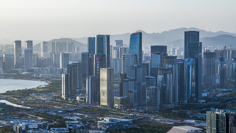 圖為深圳前海城市風(fēng)光。