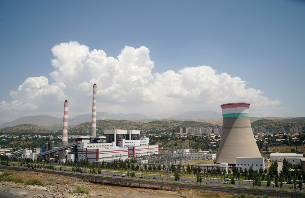 杜尚別2號熱電廠（2024年6月22日攝）。